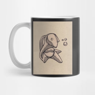 Abstract woman illustration Mug